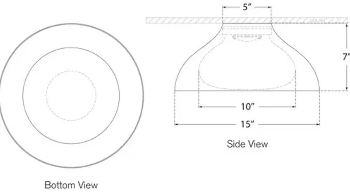 Visual Comfort - Agnes 15" Flush Mount - Gold