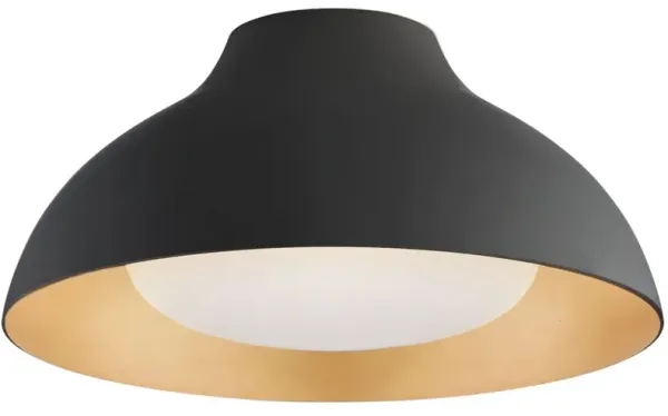 Visual Comfort - Agnes 15" Flush Mount - Black