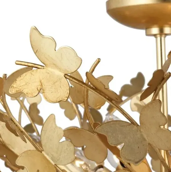 Visual Comfort - Farfalle Large Semi-Flush Mount