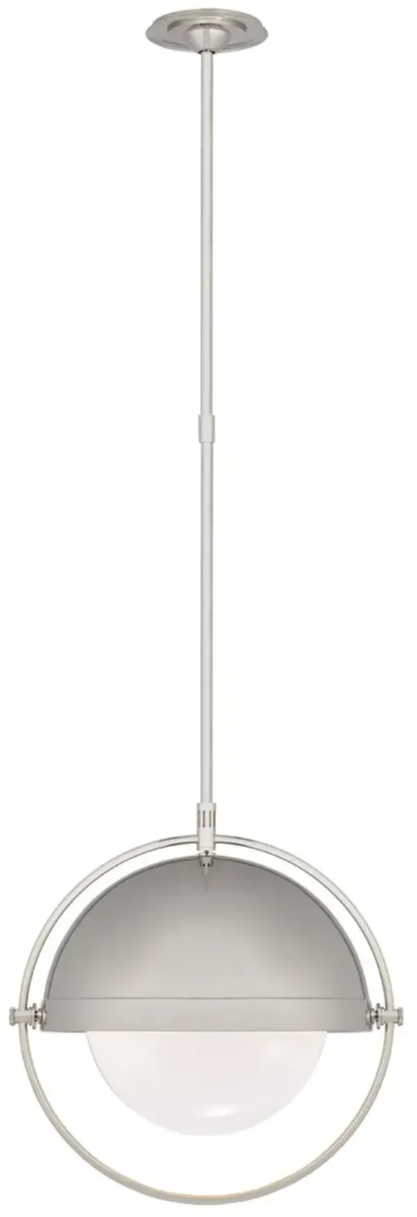 Visual Comfort - Decca Pendant - Polished Nickel