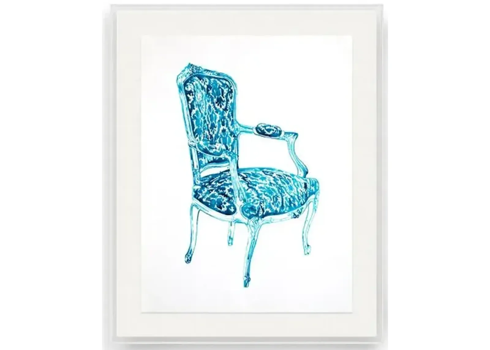 Thomas Little - When a Chair Is Blue I in Acrylic