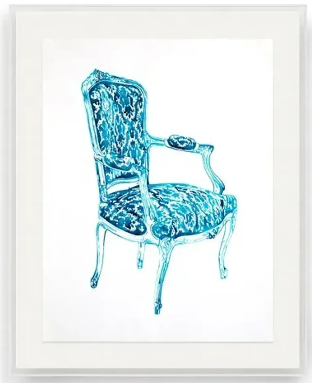 Thomas Little - When a Chair Is Blue I in Acrylic