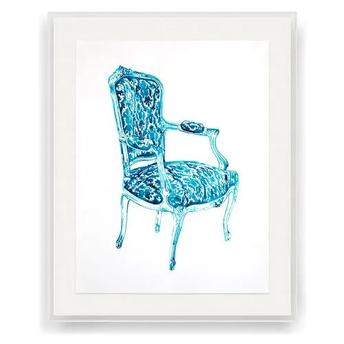 Thomas Little - When a Chair Is Blue I in Acrylic