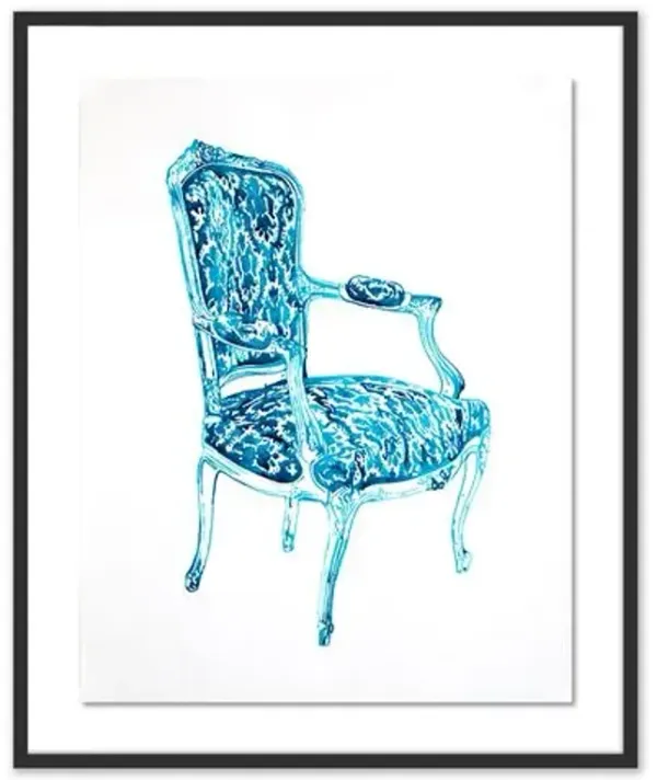 Thomas Little - When a Chair Is Blue I Painting