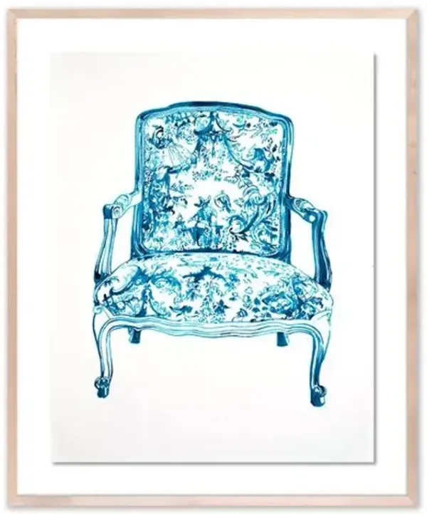 Thomas Little - When a Chair Is Blue II Painting