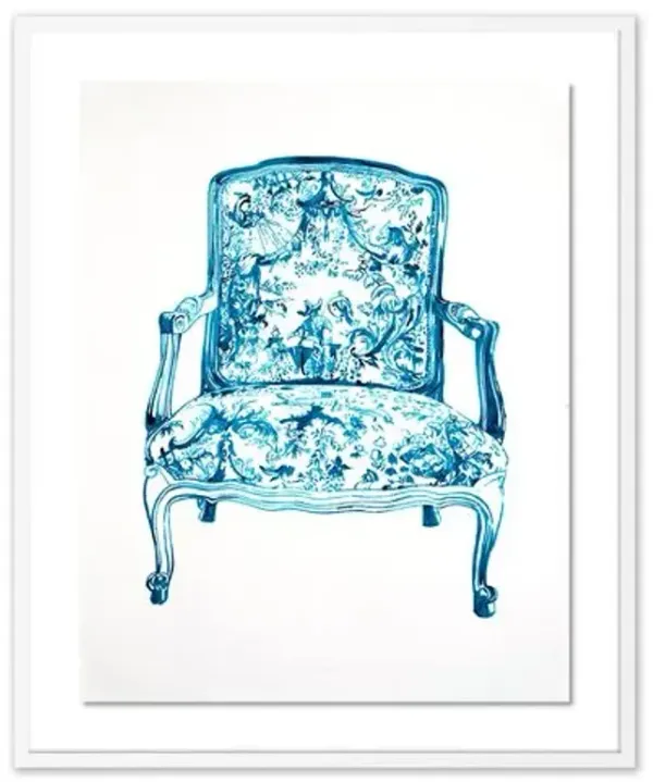 Thomas Little - When a Chair Is Blue II Painting