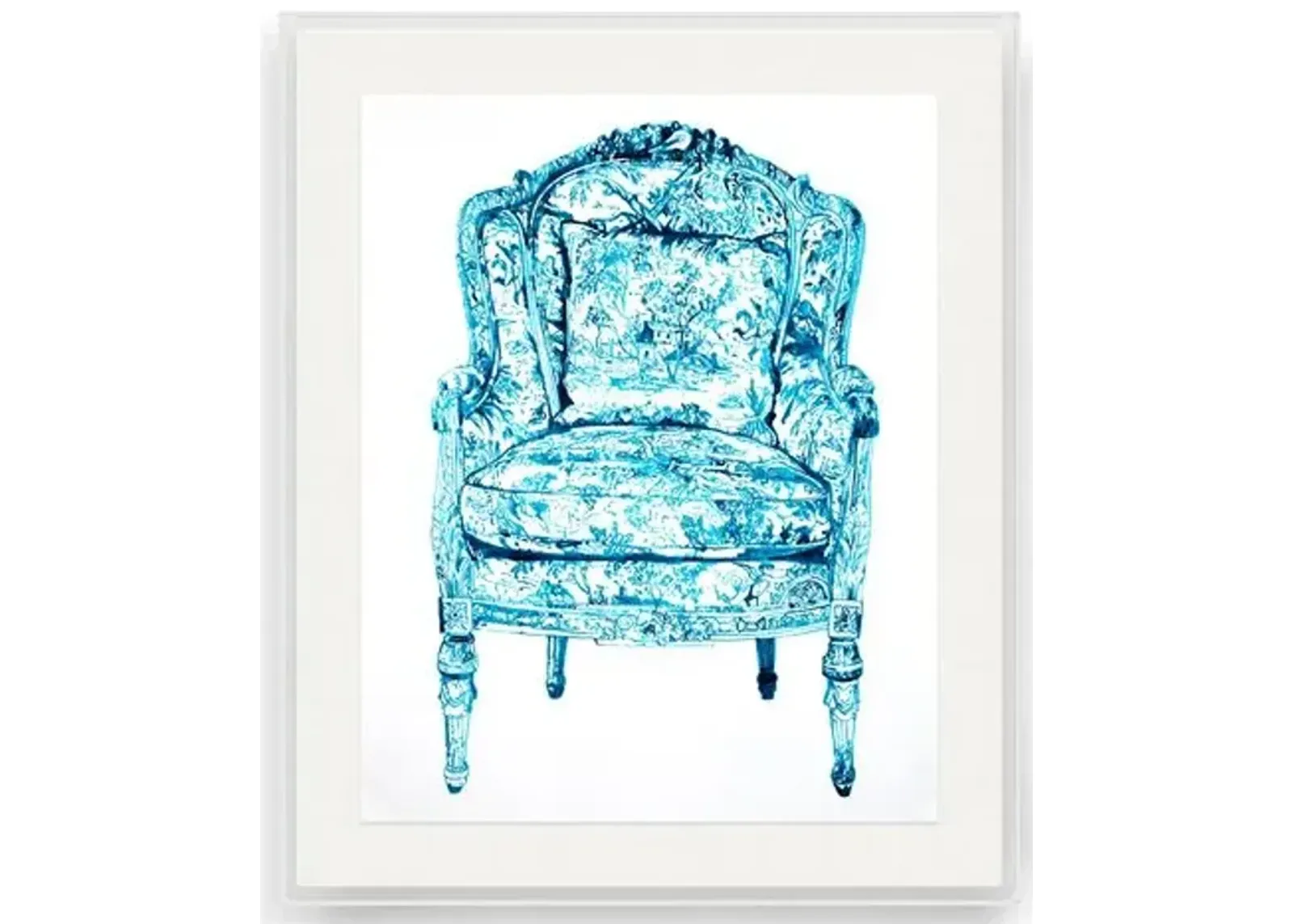 Thomas Little - When a Chair Is Blue III in Acrylic