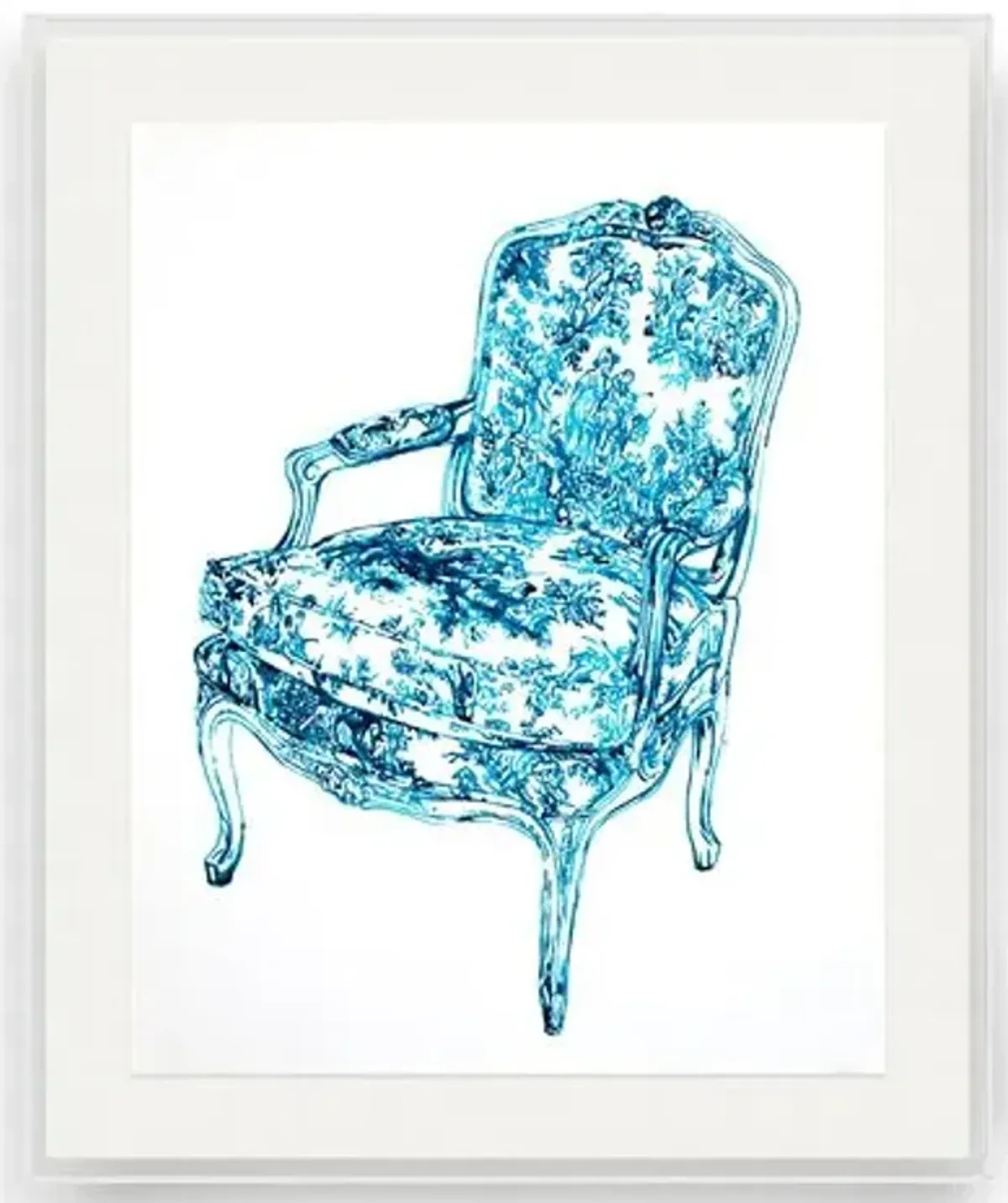 Thomas Little - When a Chair Is Blue IV in Acrylic