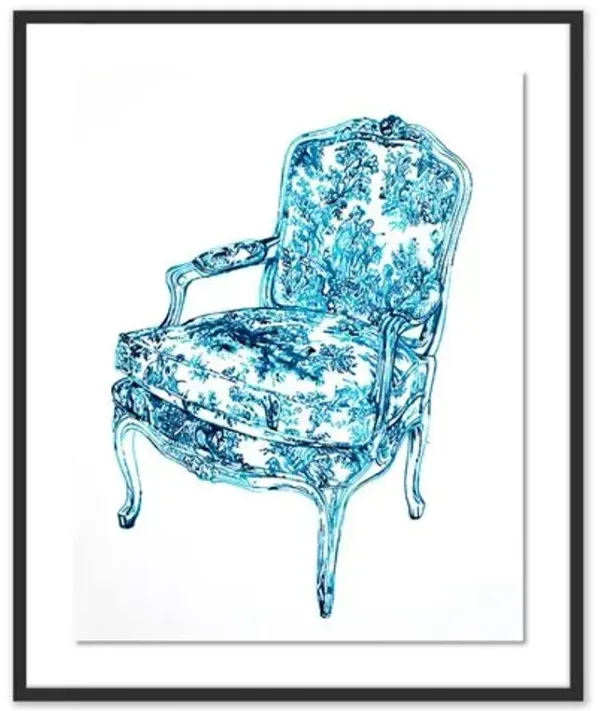 Thomas Little - When a Chair Is Blue IV Painting