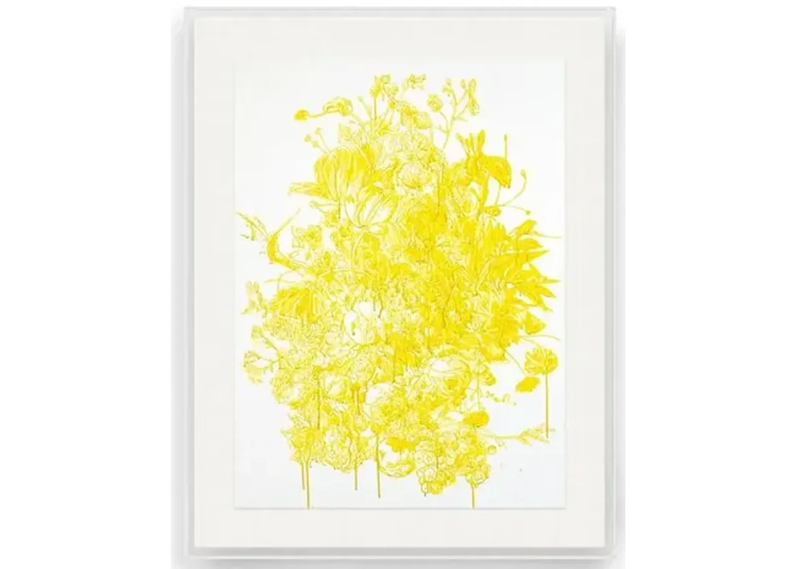 Thomas Little - Yellow Flowers I in Acrylic