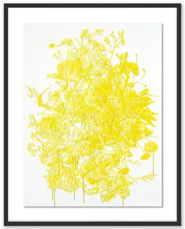 Thomas Little - Yellow Flowers I Painting