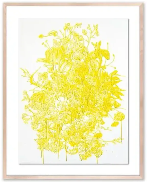 Thomas Little - Yellow Flowers I Painting