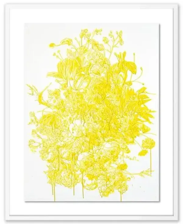 Thomas Little - Yellow Flowers I Painting