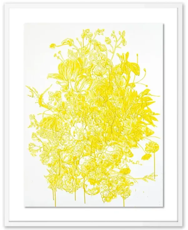 Thomas Little, Yellow Flowers I Painting