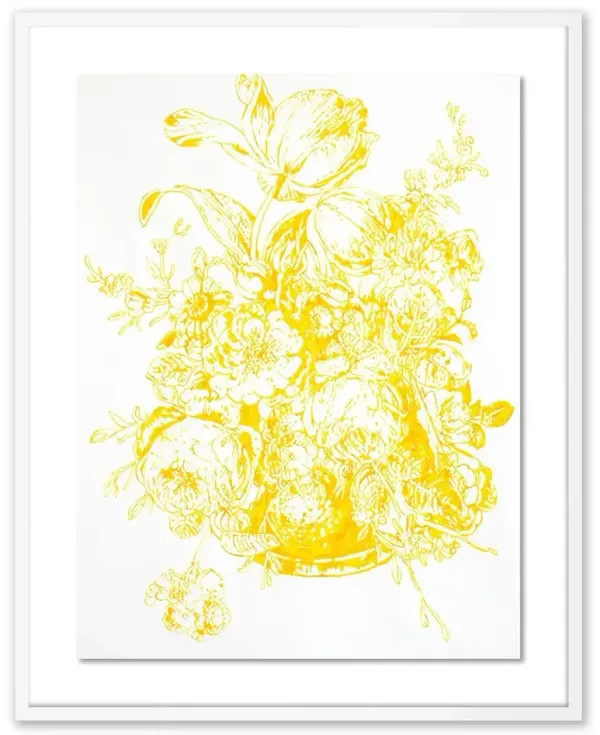 Thomas Little, Yellow Flowers II Painting