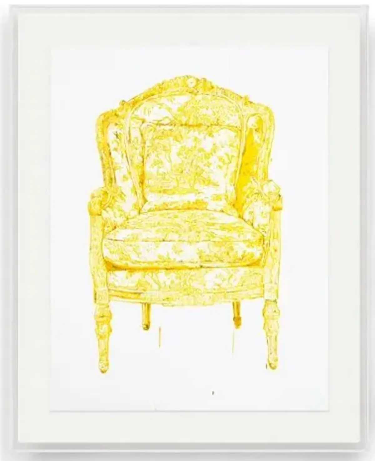 Thomas Little - Yellow Throne in Acrylic