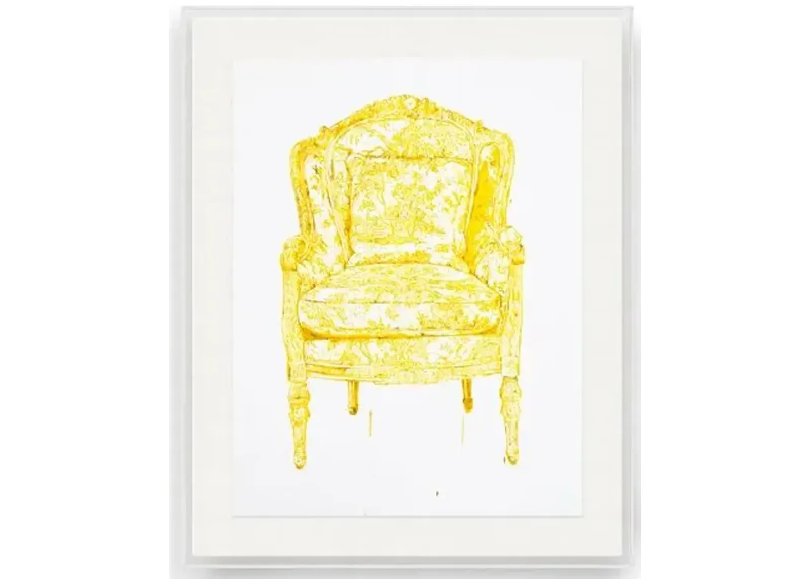 Thomas Little - Yellow Throne in Acrylic