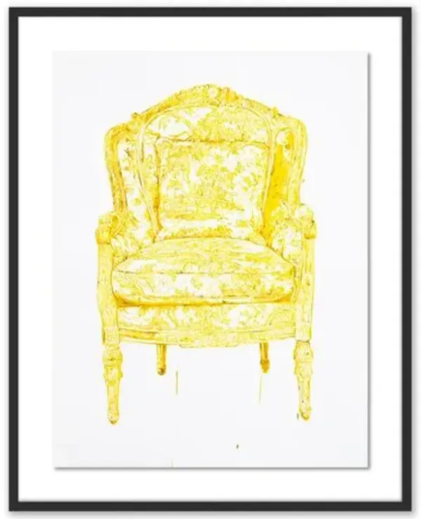 Thomas Little - Yellow Throne Painting