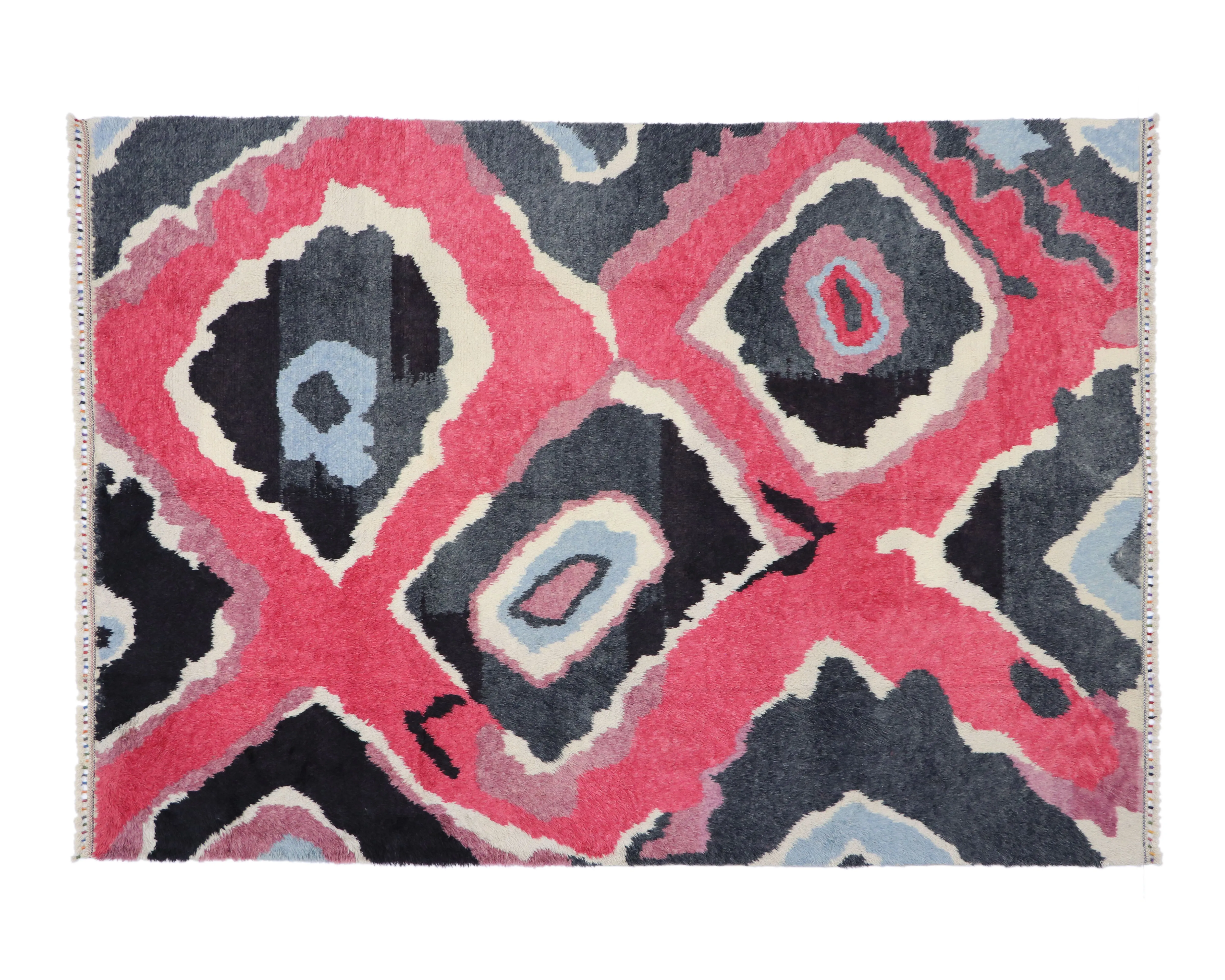 Turkish Tulu Rug - 9'1"x12'10" - Esmaili Rugs & Antiques - pink - pink