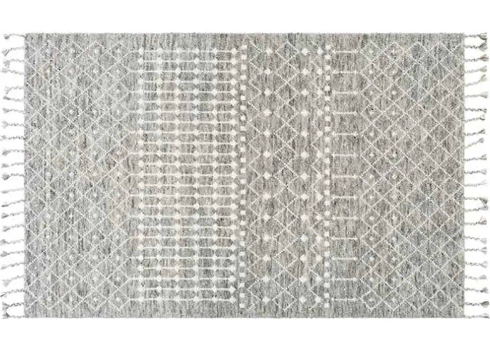 Christina Handwoven Rug - Ivory - Ivory