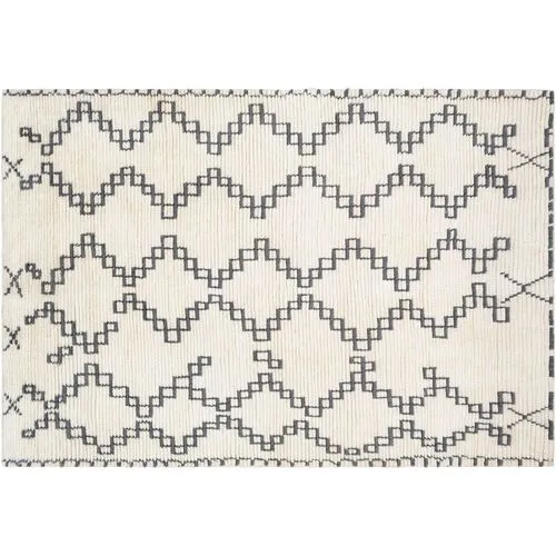 Reina Handwoven Rug - Cream - Beige - Beige