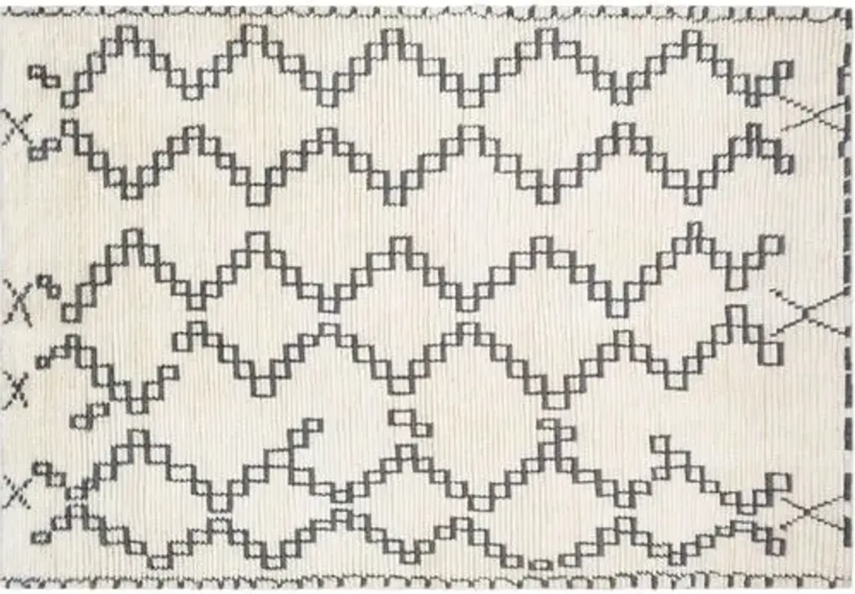 Reina Handwoven Rug - Cream - Beige - Beige