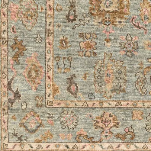 Grove Hand-Knotted Rug - Beige/Green - Beige