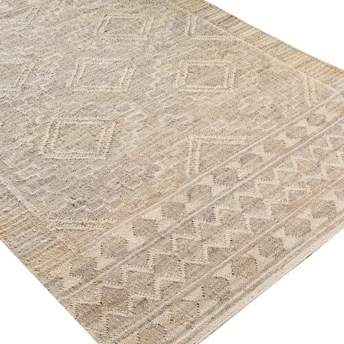 Natalie Jute Rug - Camel - Beige - Beige