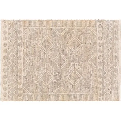 Natalie Jute Rug - Camel - Beige - Beige