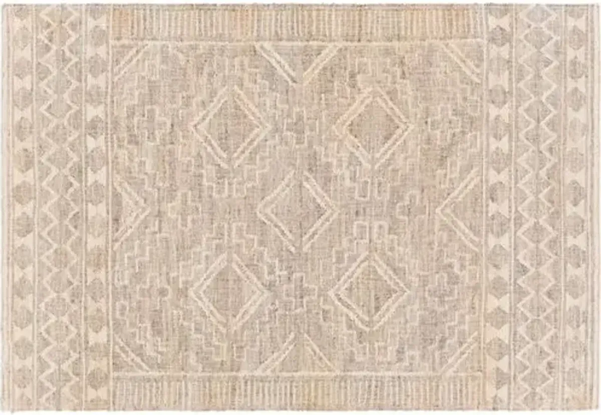 Natalie Jute Rug - Camel - Beige - Beige