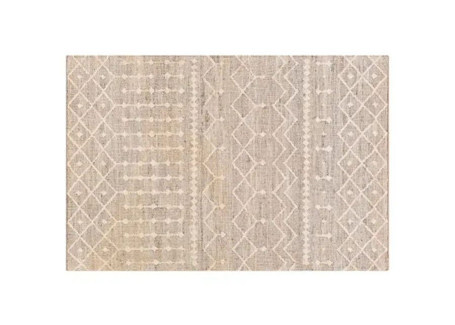 Natalie Jute Rug - Camel/Cream - Beige - Beige