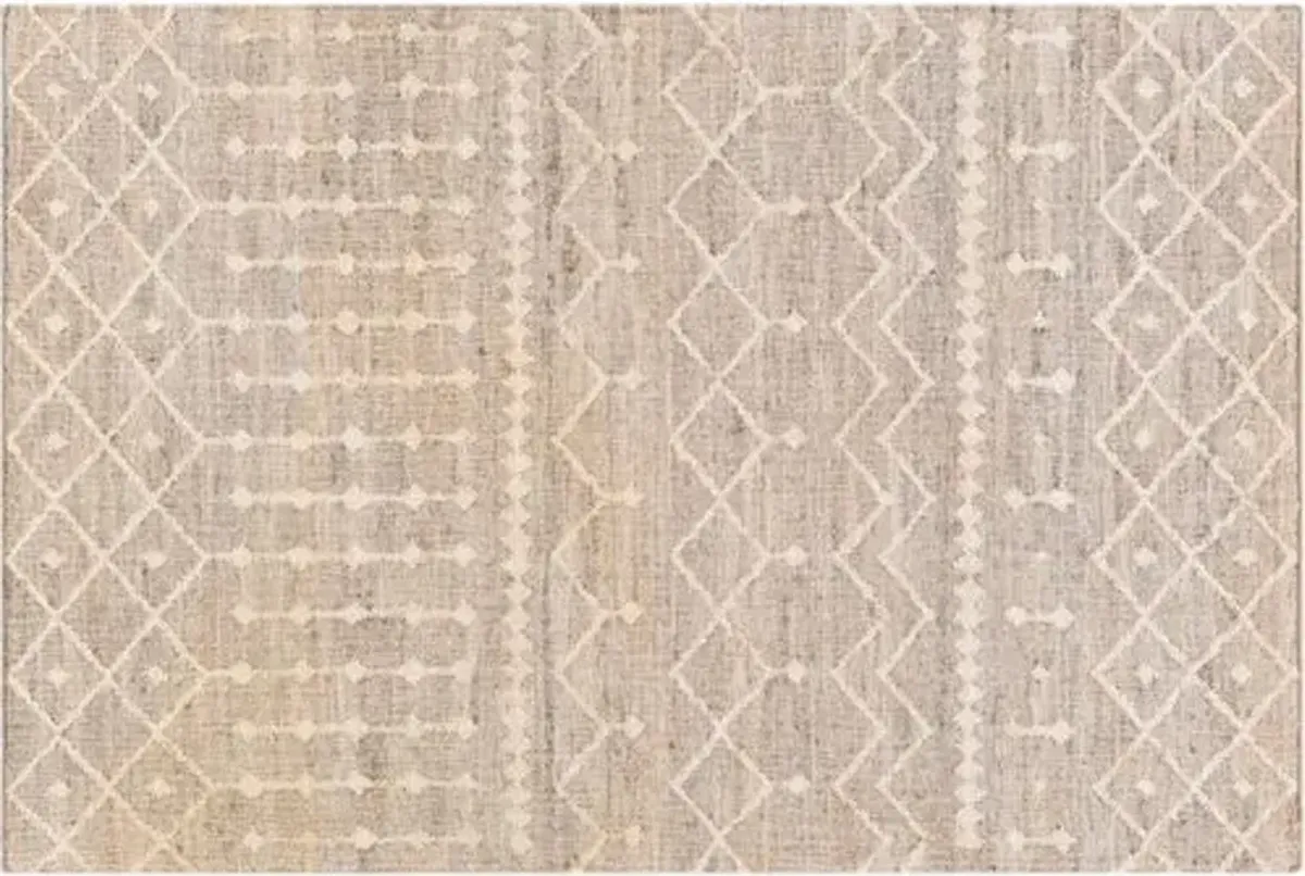 Natalie Jute Rug - Camel/Cream - Beige - Beige