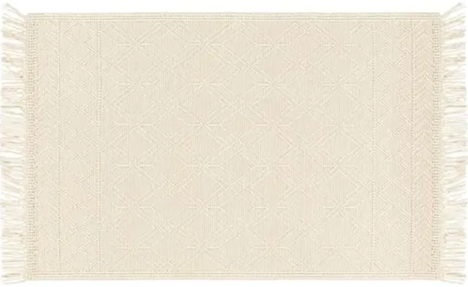 Erika Handwoven Rug - Ivory/Beige - Ivory