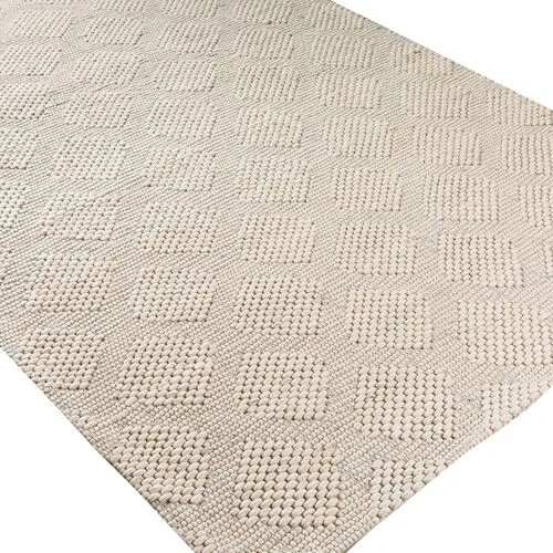 Sayville Handwoven Rug - Cream/Black - Ivory - Ivory