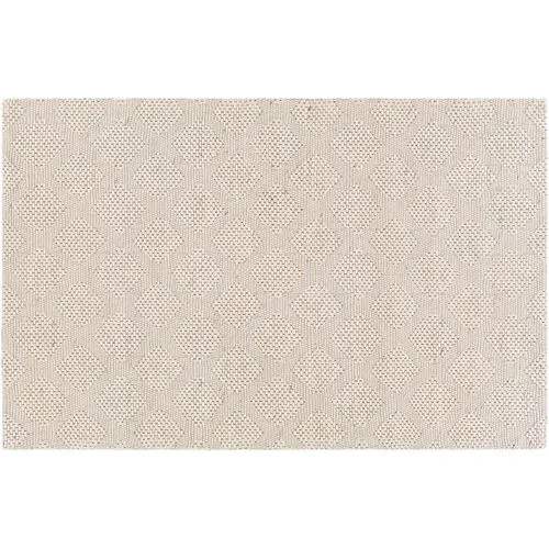 Sayville Handwoven Rug - Cream/Black - Ivory - Ivory