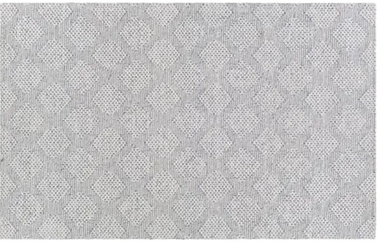 Sayville Handwoven Rug - Ivory/Black - Ivory