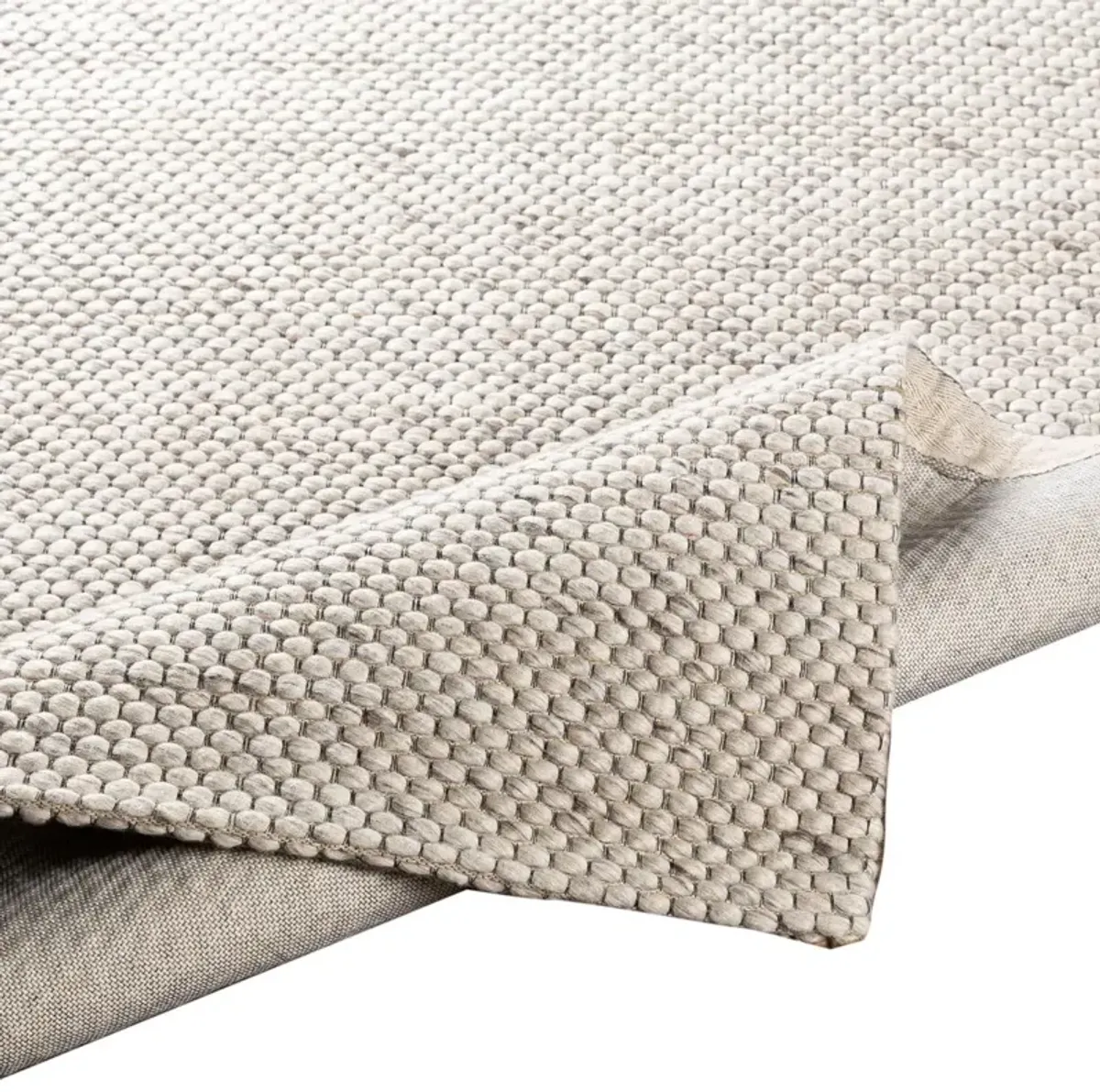 Sayville Handwoven Rug - Ivory/Charcoal - Ivory