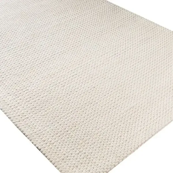 Sayville Handwoven Rug - Cream/Ivory - Ivory