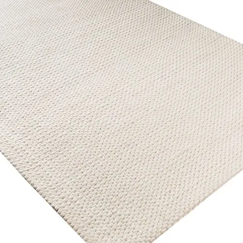 Sayville Handwoven Rug - Cream/Ivory - Ivory