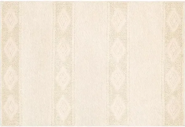 Selina Handwoven Rug - Cream - Ivory - Ivory
