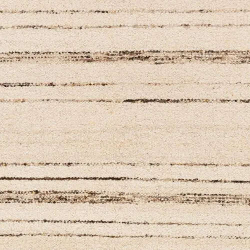 Vanessa Handwoven Rug - Ivory/Brown - Beige - Beige