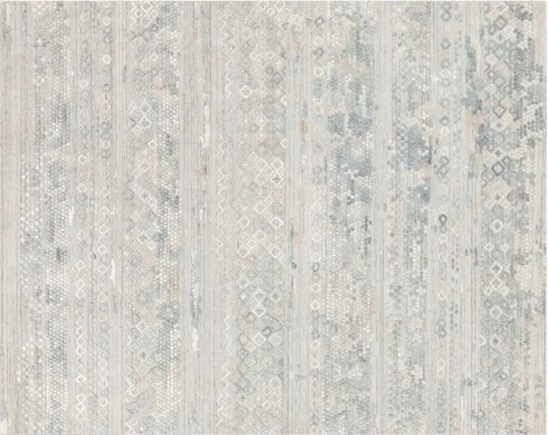 Alia Hand-Loomed Rug - Blue/Gray - Handcrafted - Blue