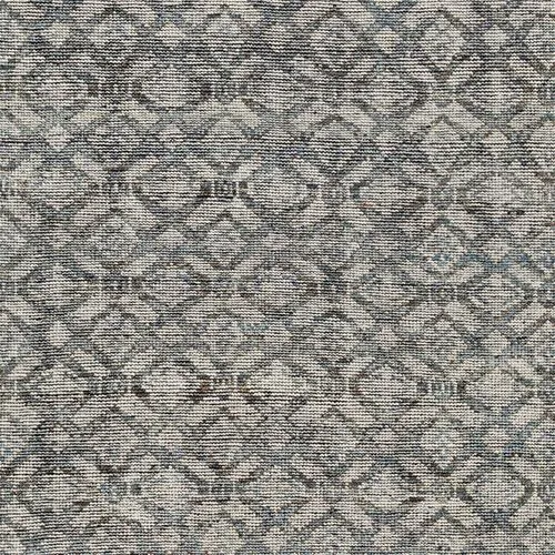 Hope Hand-Knotted Rug - Ink/Tan - Blue - Blue