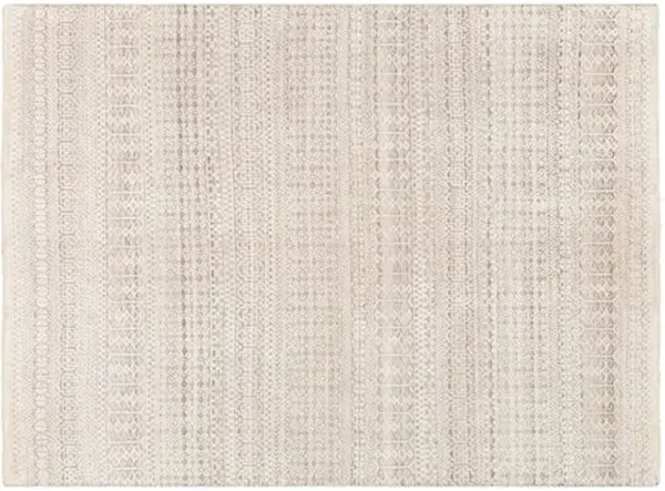 Joan Hand-Knotted Rug - Charcoal/Camel - Beige - Beige