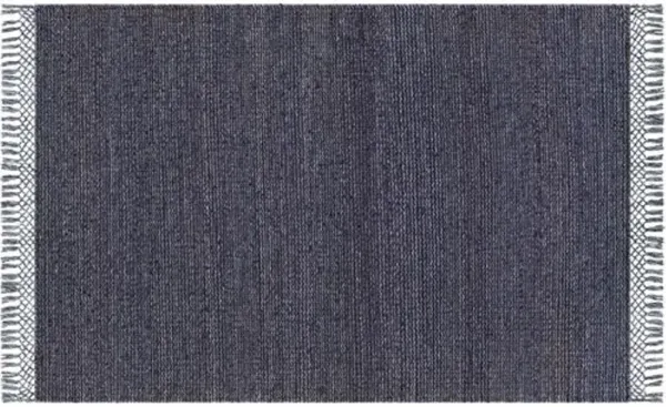 Berkshires Jute Rug - Navy/Gray - Blue - Blue