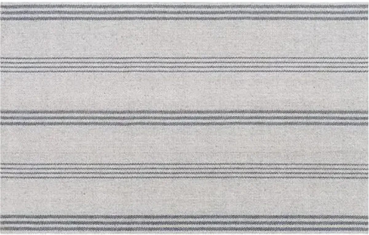 Pines Handwoven Rug - Ivory/Gray - Ivory