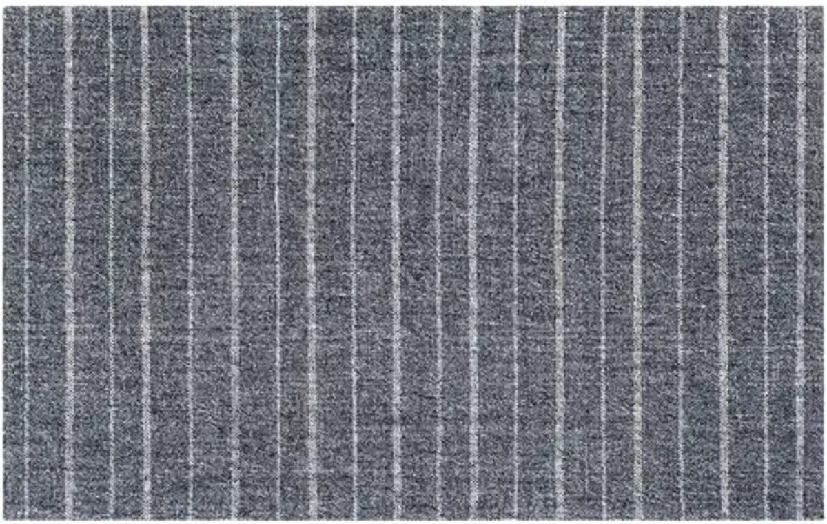 Pines Handwoven Rug - Charcoal/Ivory - Ivory