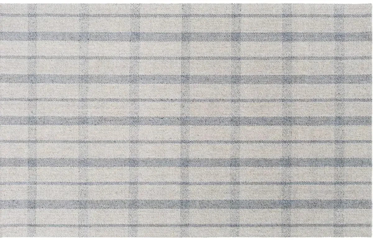 Pines Handwoven Rug, Ivory/Light Gray