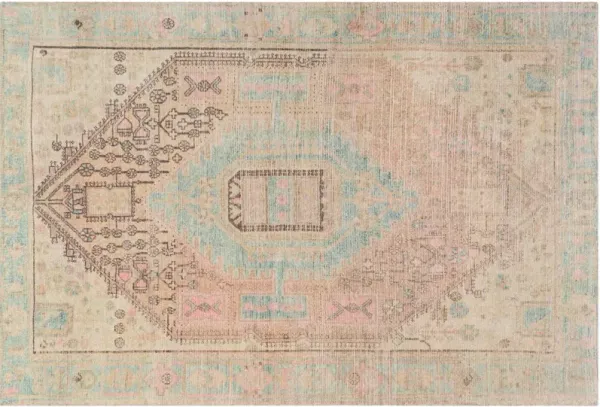 Kylie Hand-Tufted Rug, Pink/Charcoal