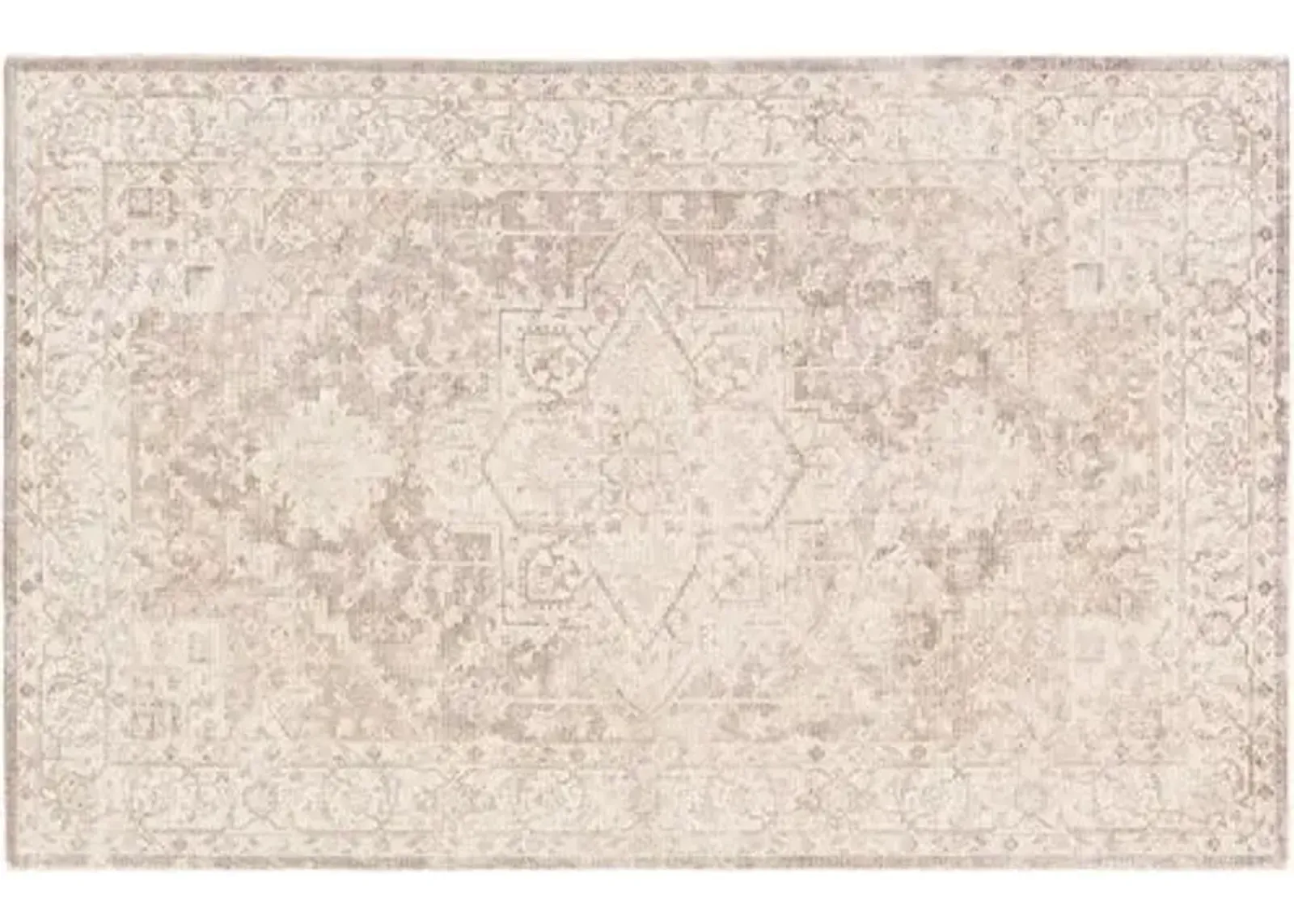 August Hand-Knotted Rug - Camel/Brown - Beige - Beige